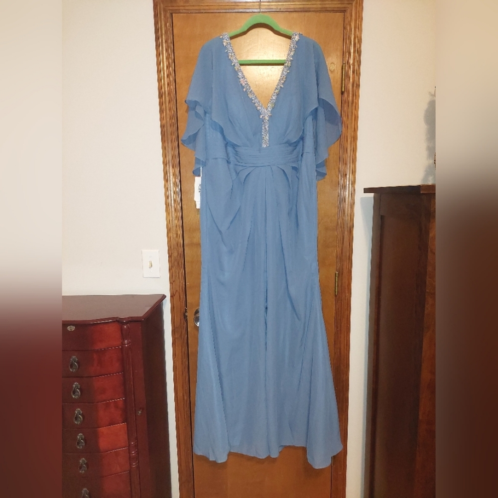 Dusty Blue Formal Dress NWT